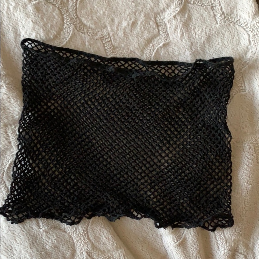 Fishnet/ Mesh Stretchy Skirt (Or tube top)